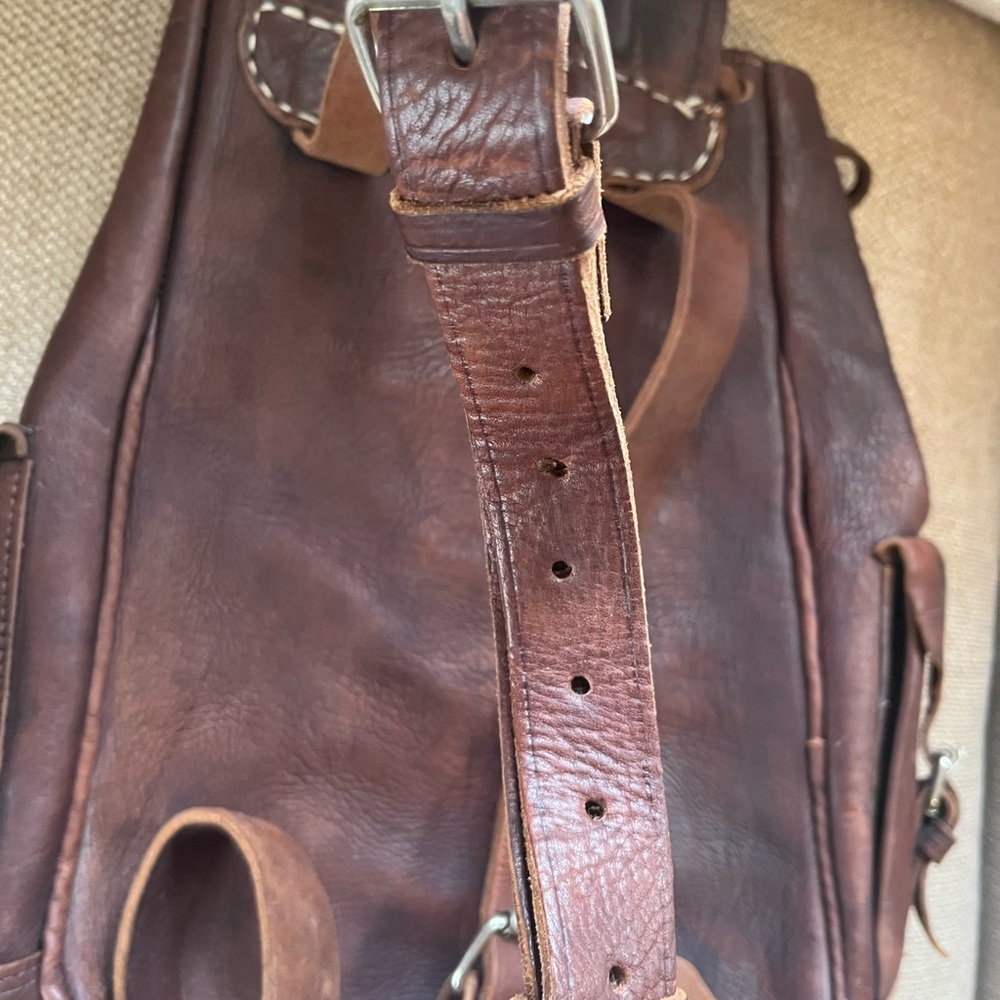 Vintage never used backpack handmade in Italy - Picture 7 of 9